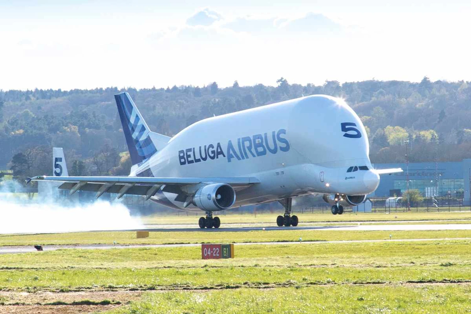 “Avião baleia”, Airbus Beluga passará por Viracopos em julho