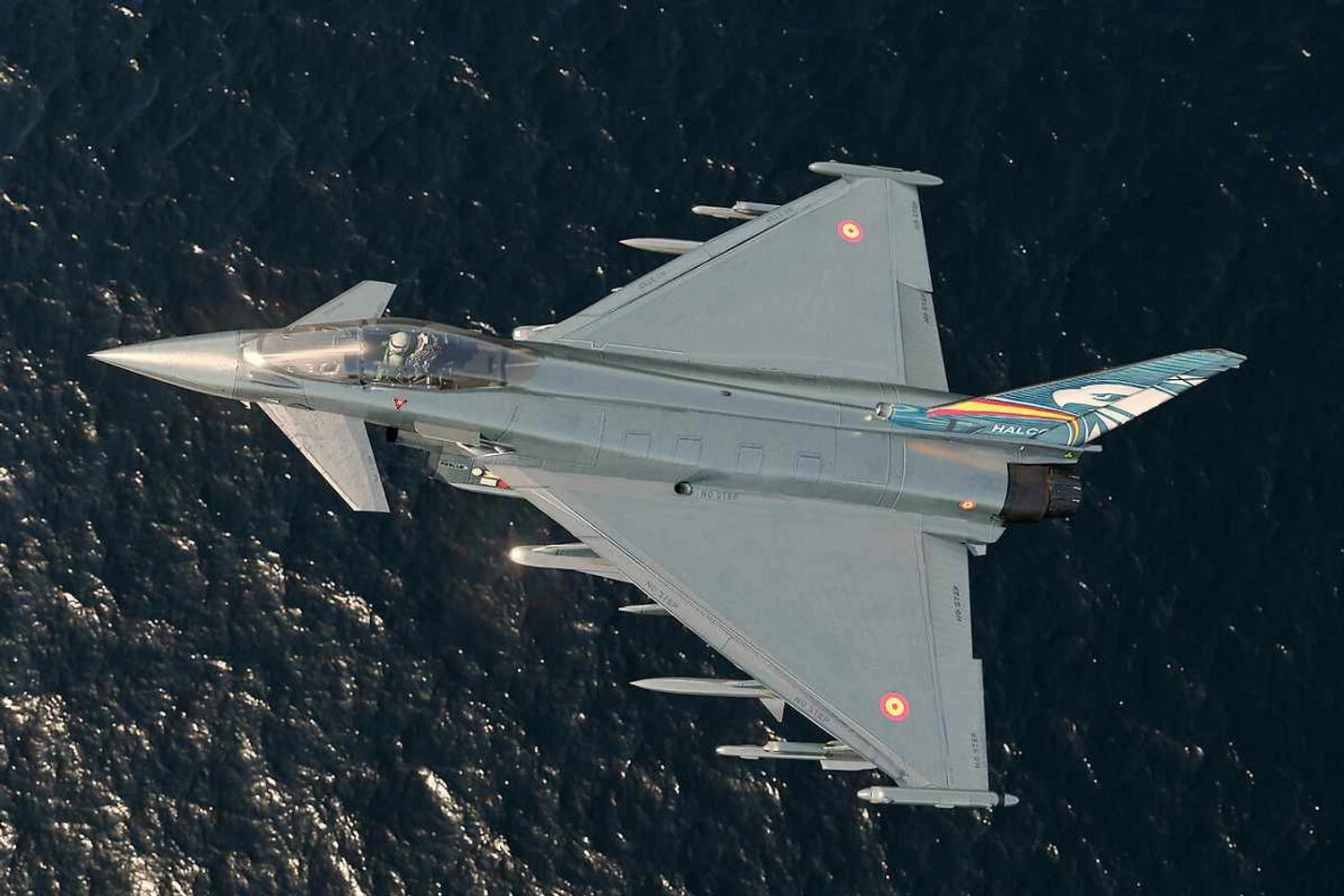 Ca&ccedil;a Eurofighter da Espanhao (Airbus)