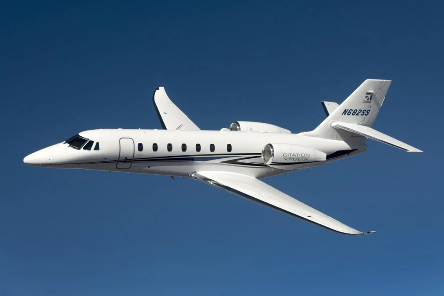 O Citation Sovereign pode voar a quase 1.000 km/h (Cessna)