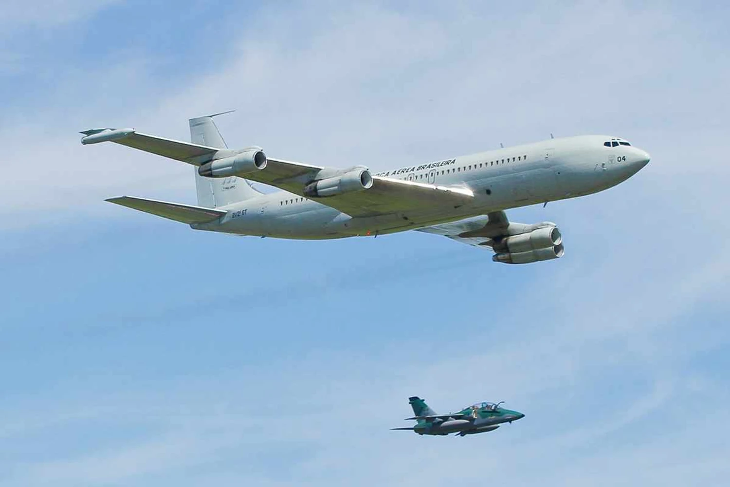 A FAB teve quatro jatos KC-137; aeronaves foram operadas no Brasil por quase 30 anos (FAB)