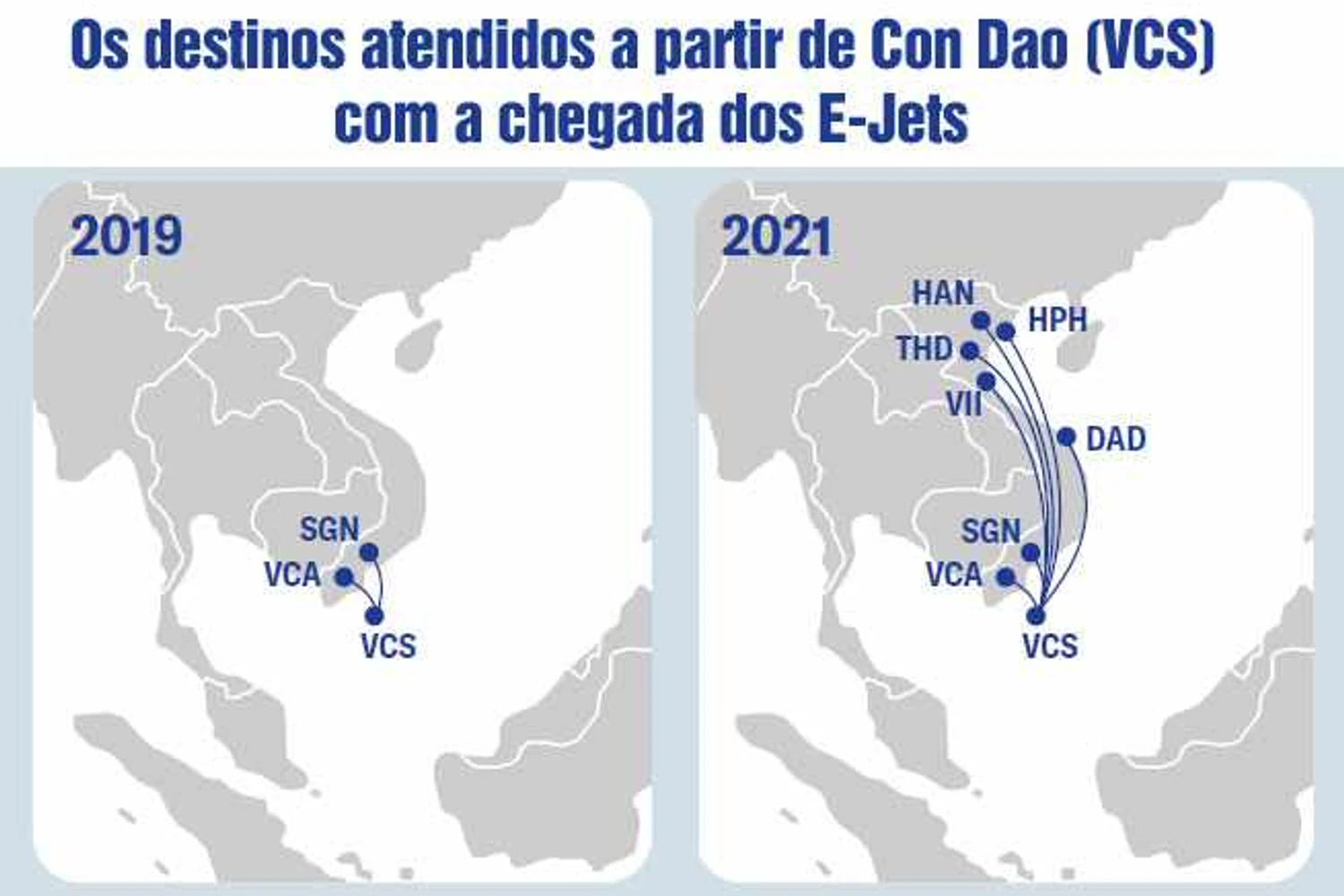 Até 2019, apenas dois destinos ligavam arquipélago pelo ar (Embraer)