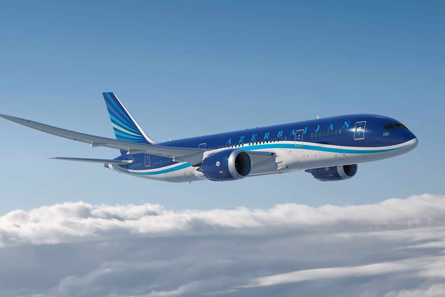 Azerbaijan possui o Boeing 787-8 em sua frota