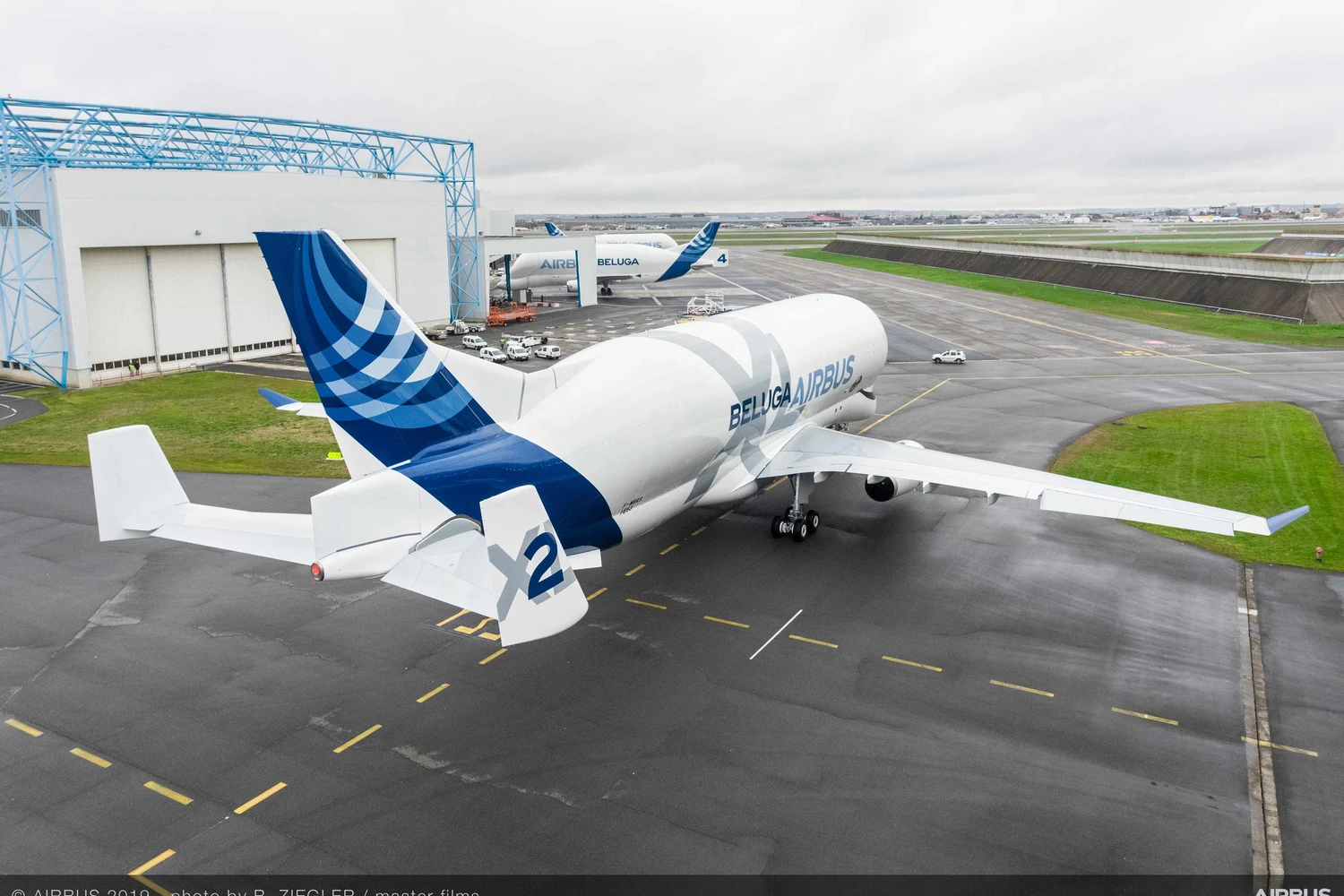 Beluga XL tem 63,1m de comprimento