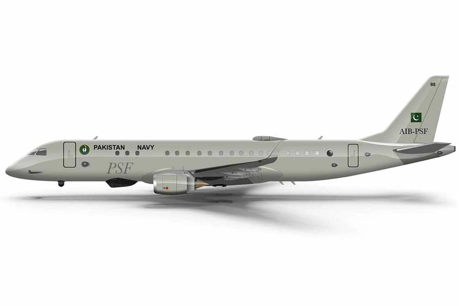 Paquistão vai receber mais dois Embraer Lineage 1000 para conversão militar