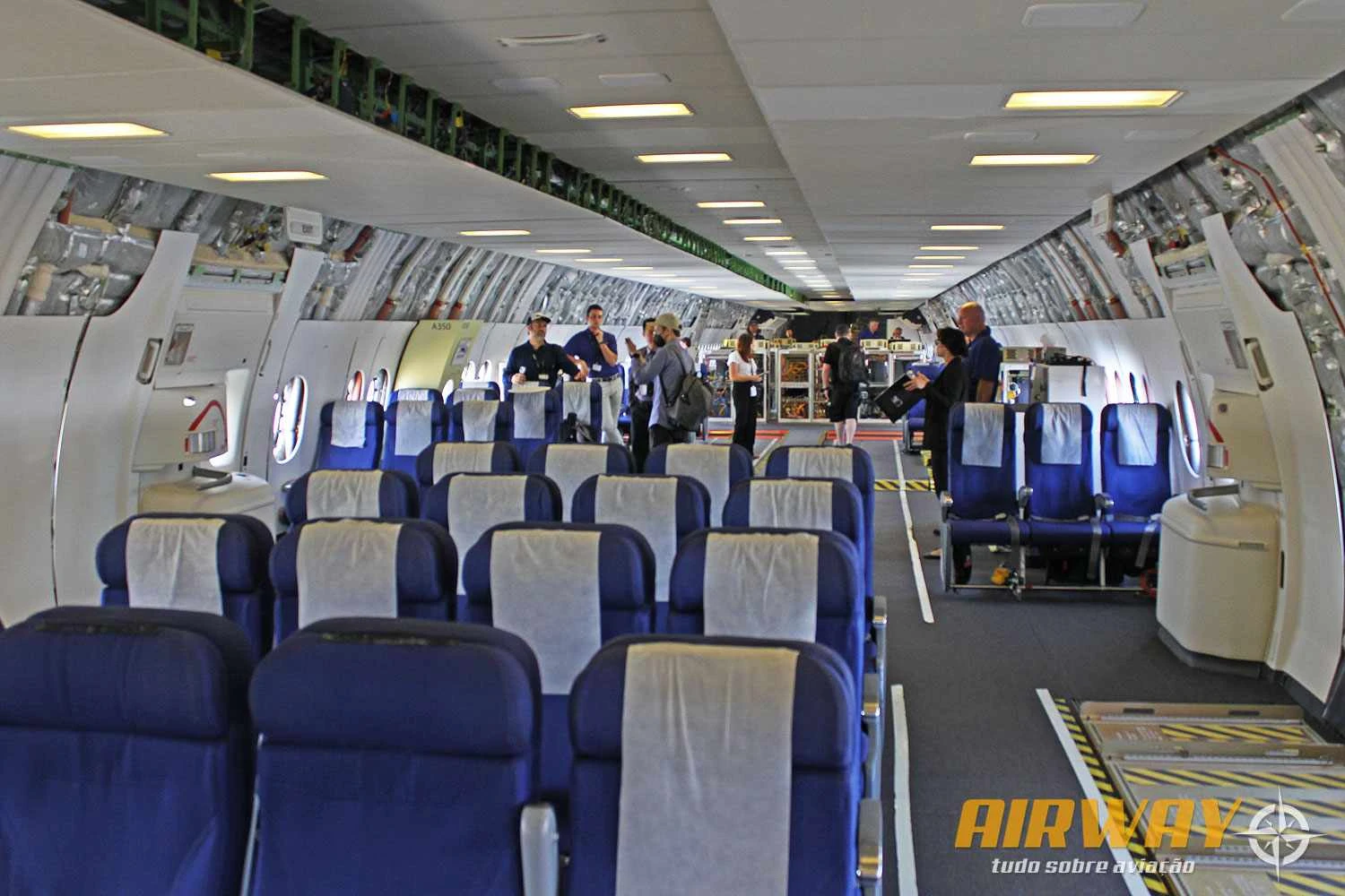 O interior do 777-9