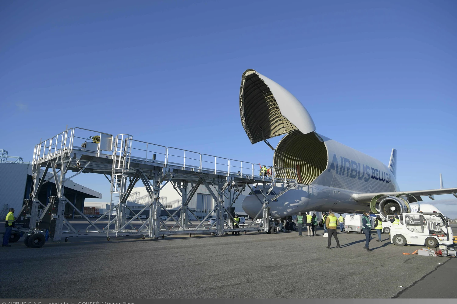 Plataforma de carga do Airbus Beluga ST