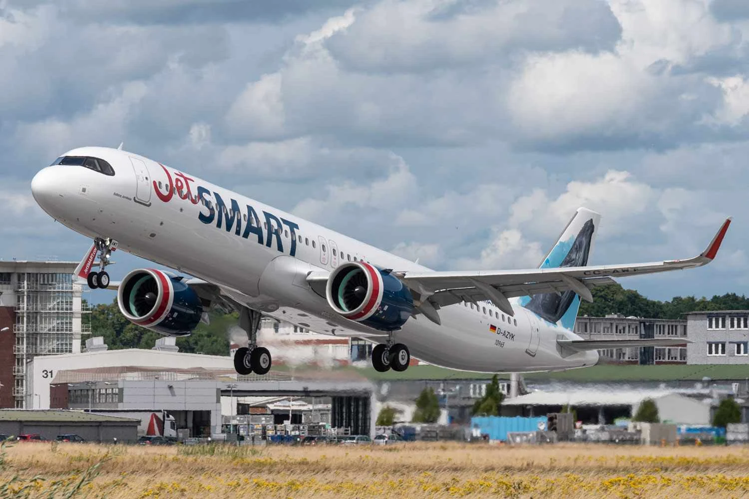 A JetSMART tem 10 A321neo em sua frota em todos os países onde atua (Airbus)