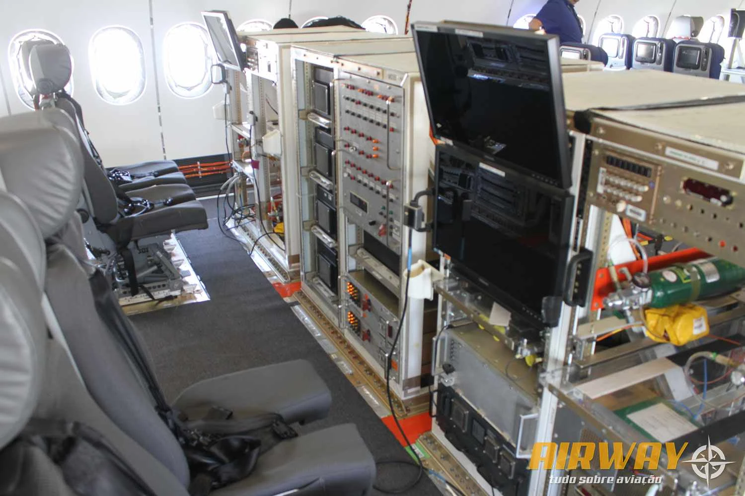 Uma das estações de testes do 777-9