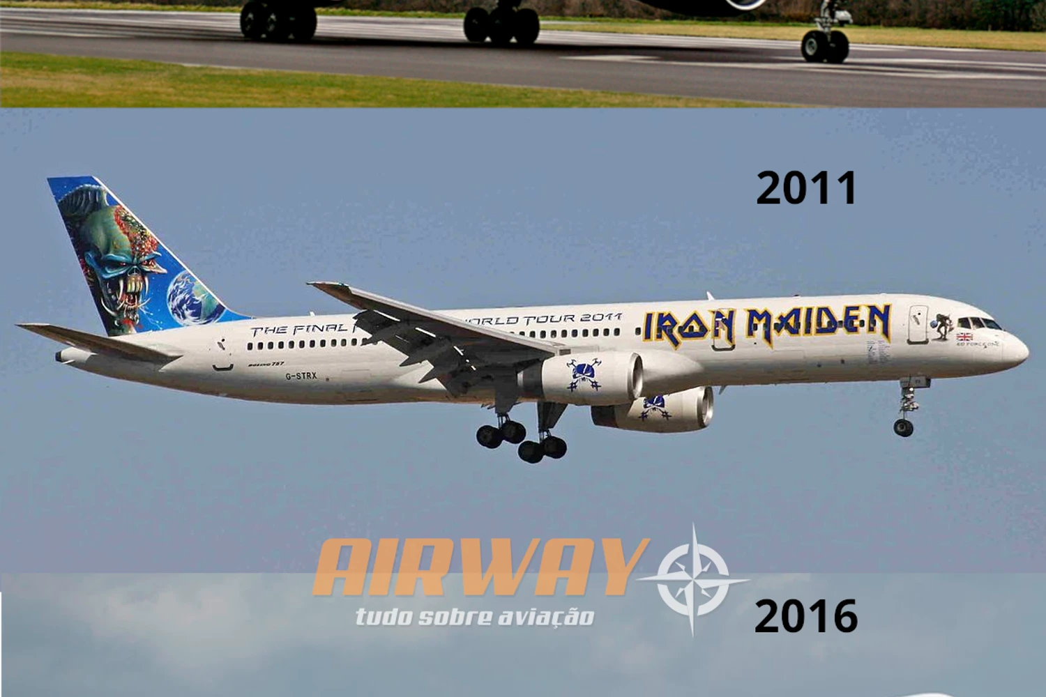 As três gerações do Ed Force One (Iron Maiden)
