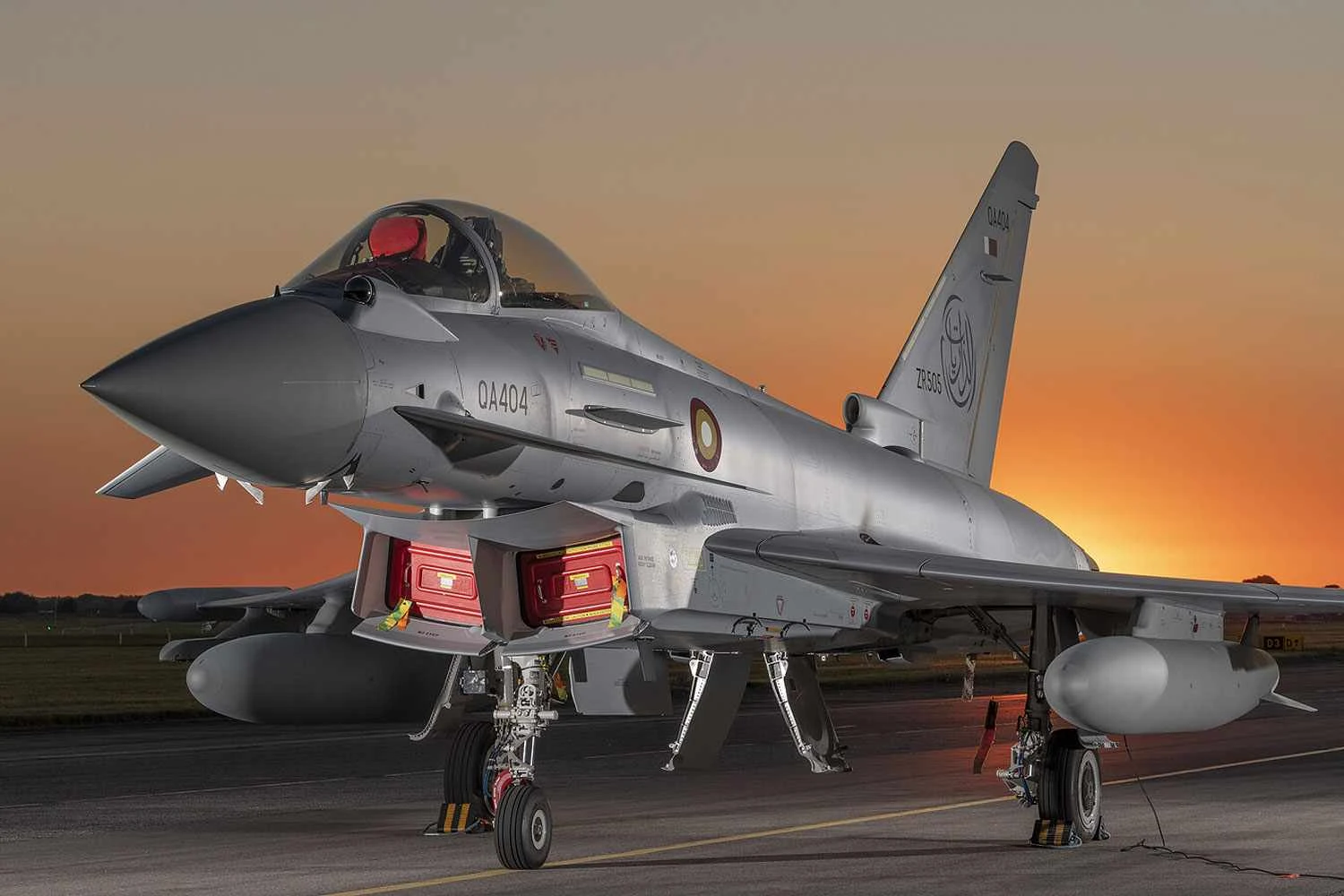 Primeiro Eurofighter ex-Catar deve chegar à Turquia em fevereiro