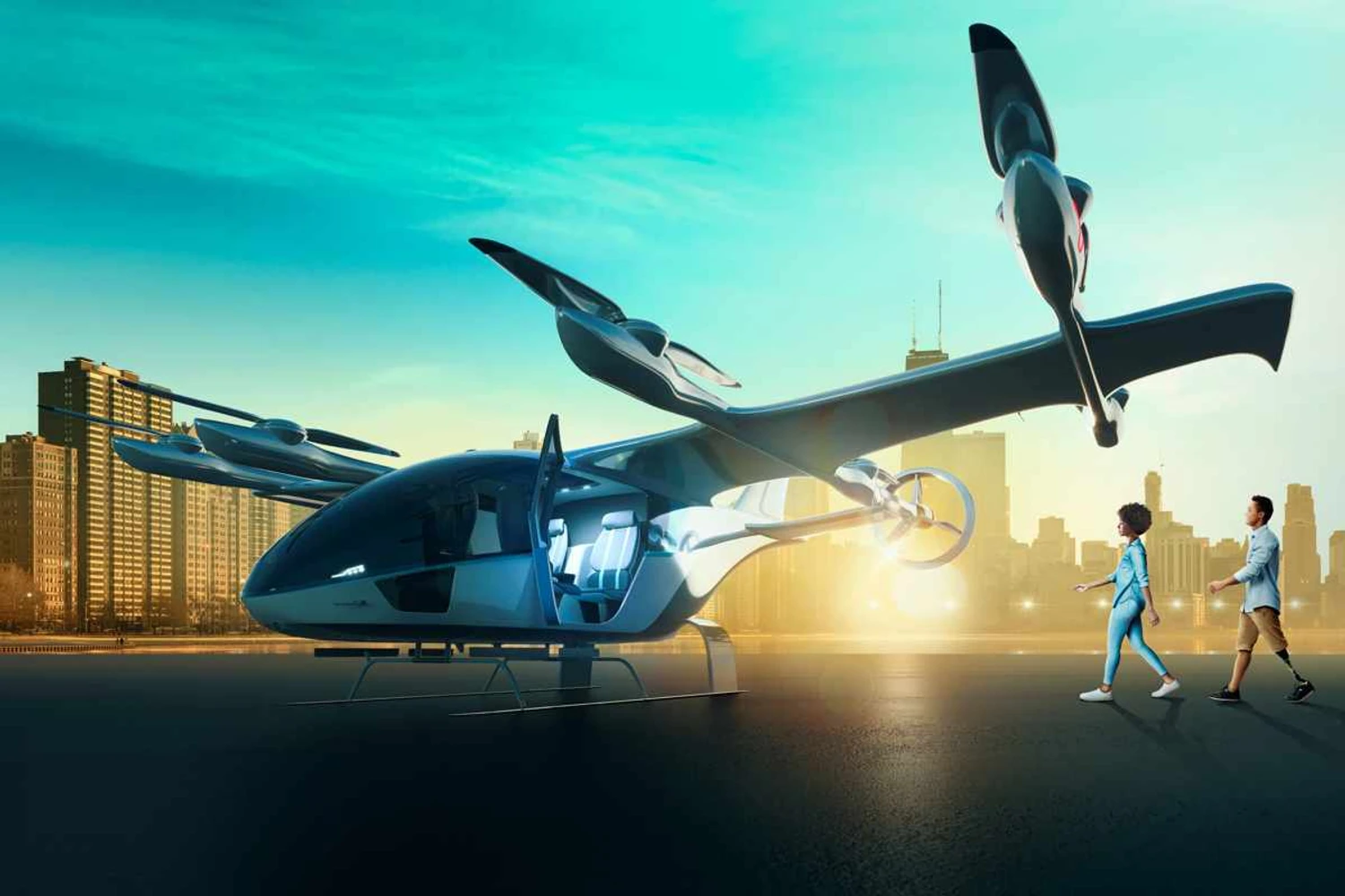 eVTOL da Eve: primeiros aparelhos serão entregues em meados de 2026 (Embraer)