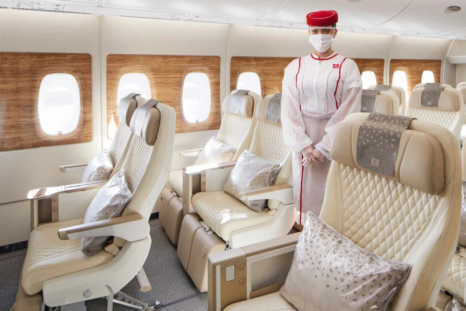 No A380, serão 56 assentos para a econômica premium da Emirates. Nos Boeing 777, serão 24 assentos