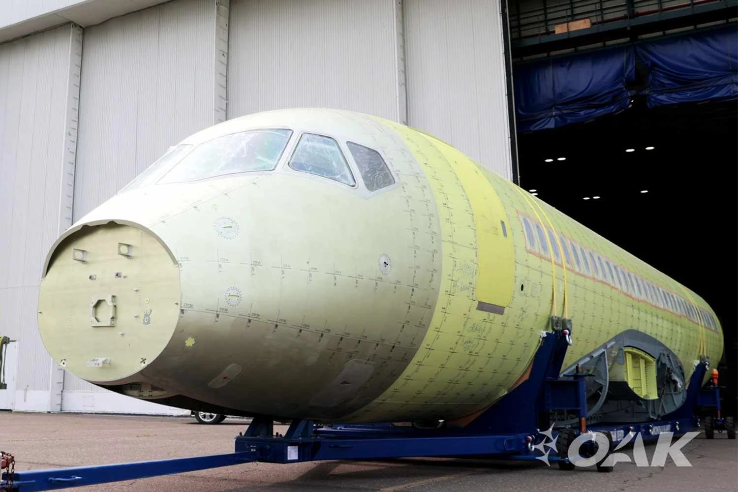 Segunda fuselagem do SSJ-New (UAC)