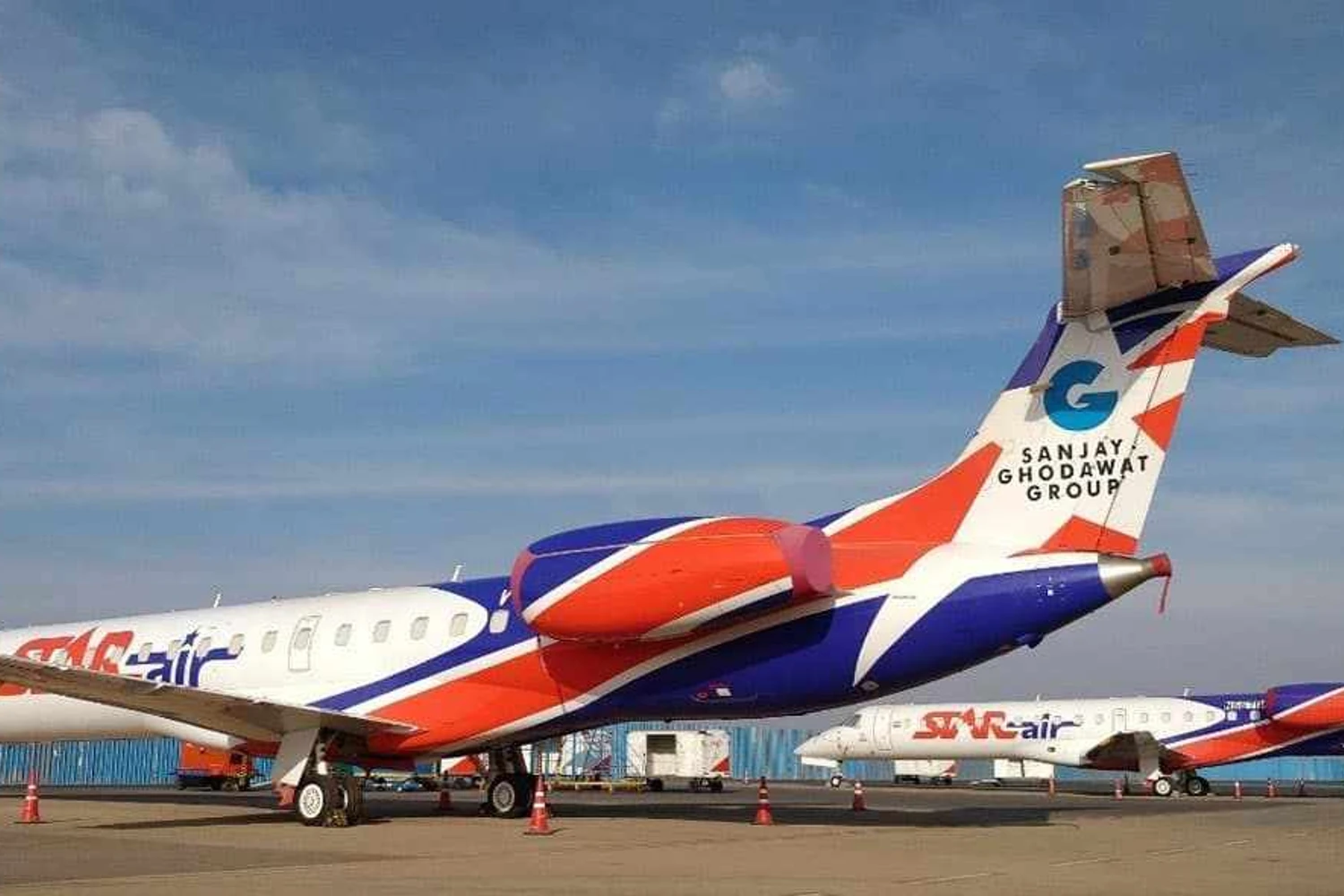 A Star Air tem uma frota de cinco ERJ-145 (Star Air)