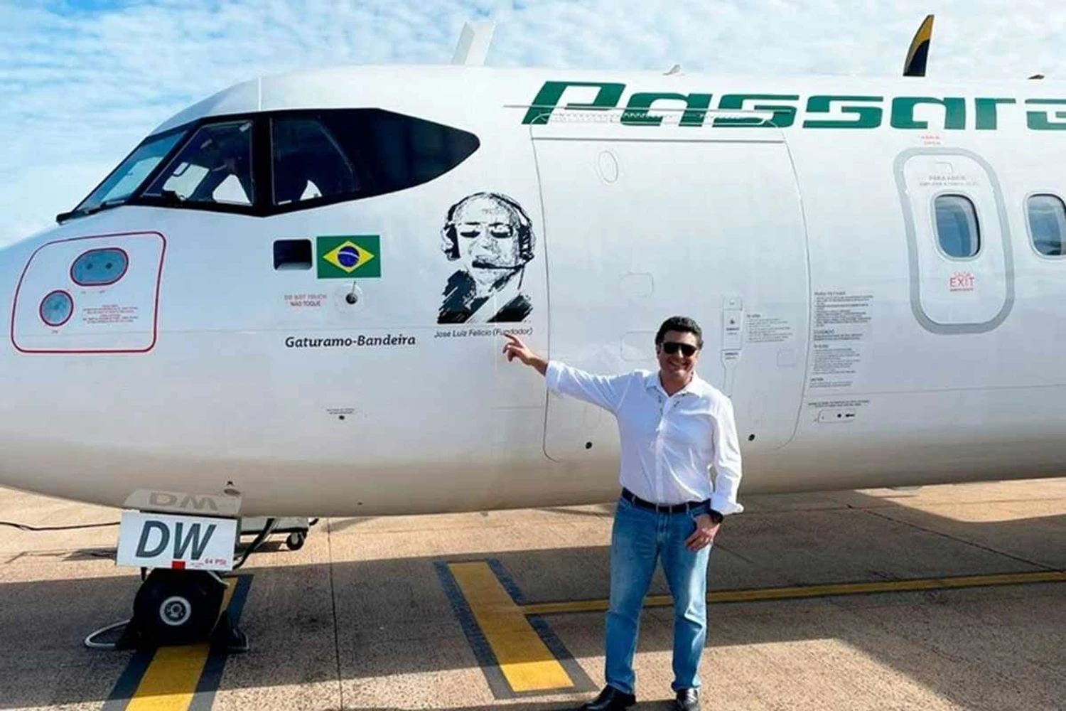 Aeronave da VoePass voou pela primeira vez em 2007 (VoePass)