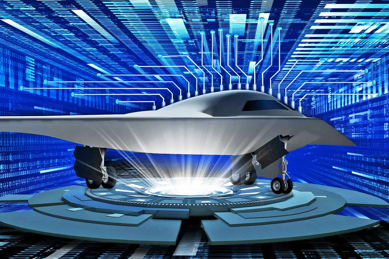 Ilustração do B-21 (Northrop Grumman)