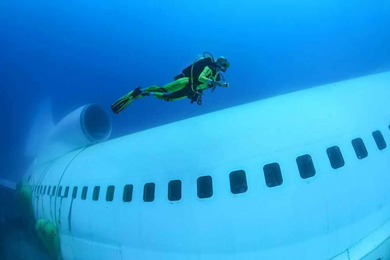 TriStar L-1011 foi colocado no fundo do Mar Vermelho (Aqaba Tourism)