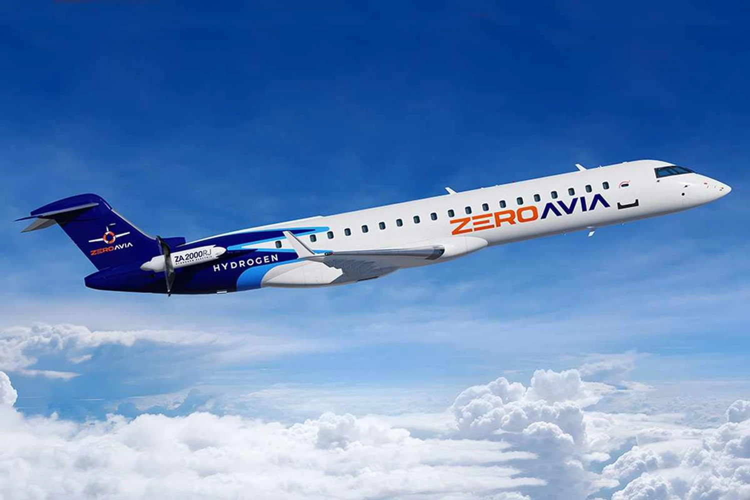 Empresa britânica, a ZeroAvia também trabalha com a American para desenvolver aviões elétricos a hidrogênio (ZeroAvia)