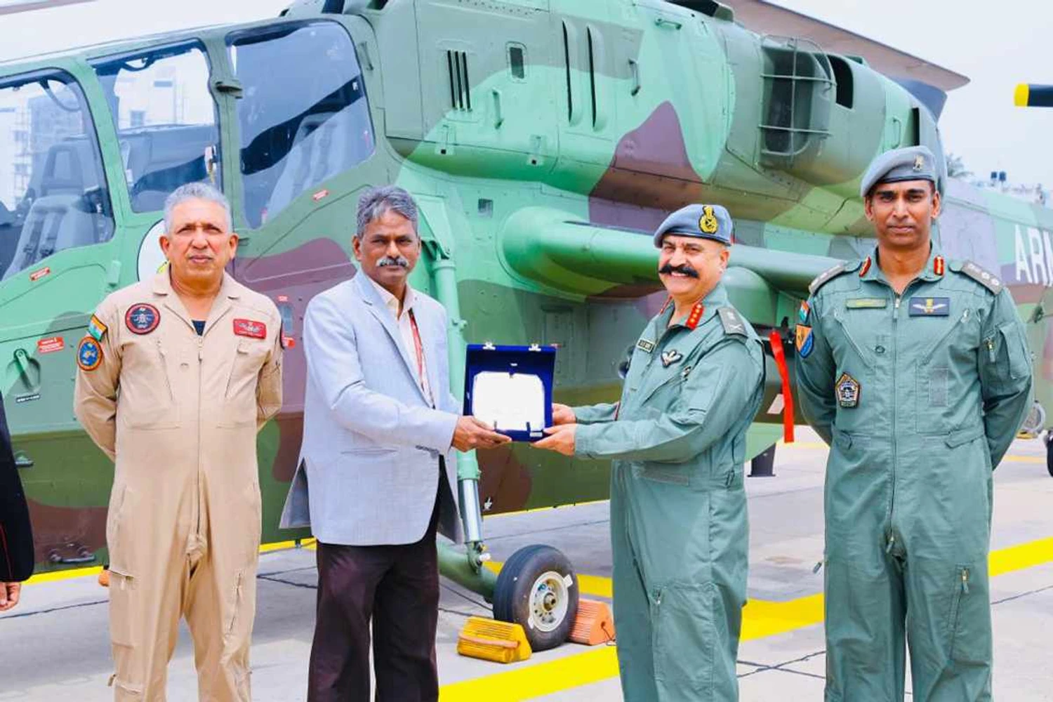 The first Indian Air Forces HAL Prachand