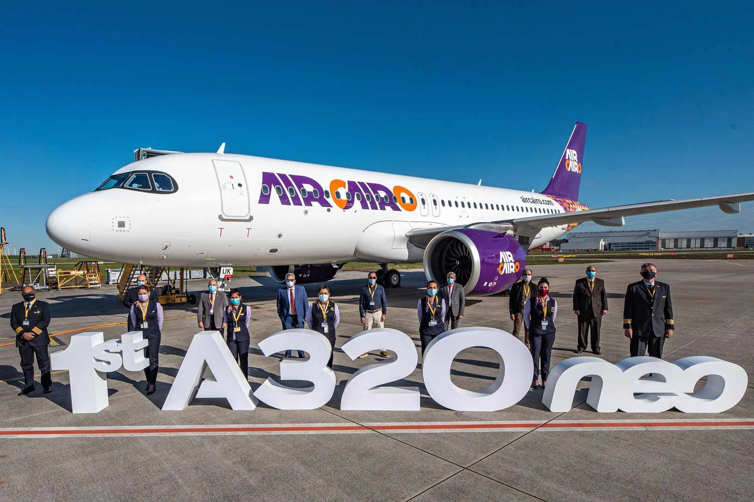A Air Cairo opera uma frota de 15 jatos A320, incluindo o modelo Neo (Airbus)