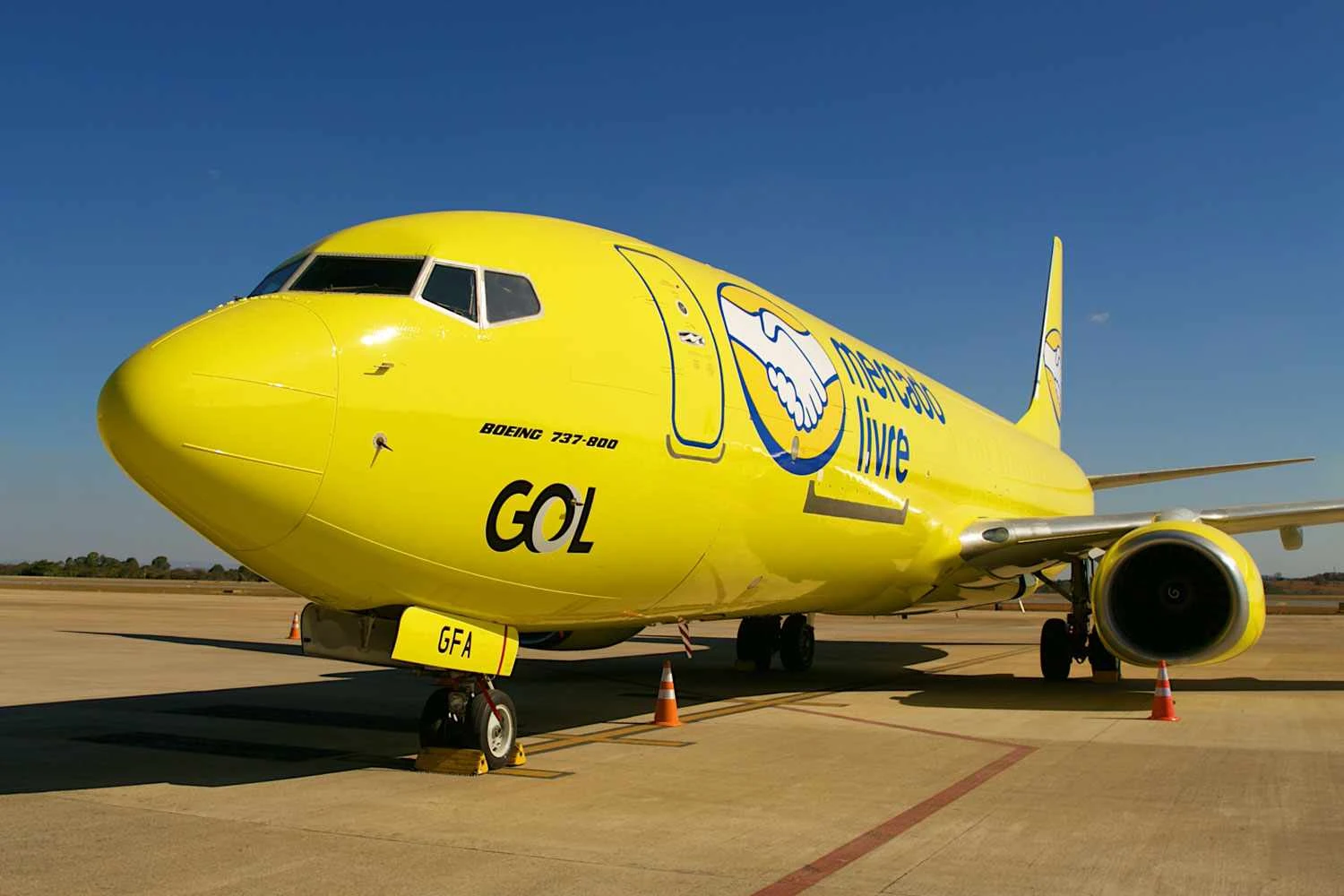 A Gol conta com dois 737-800BCF e deverá receber outros quatro aviões (Gol)