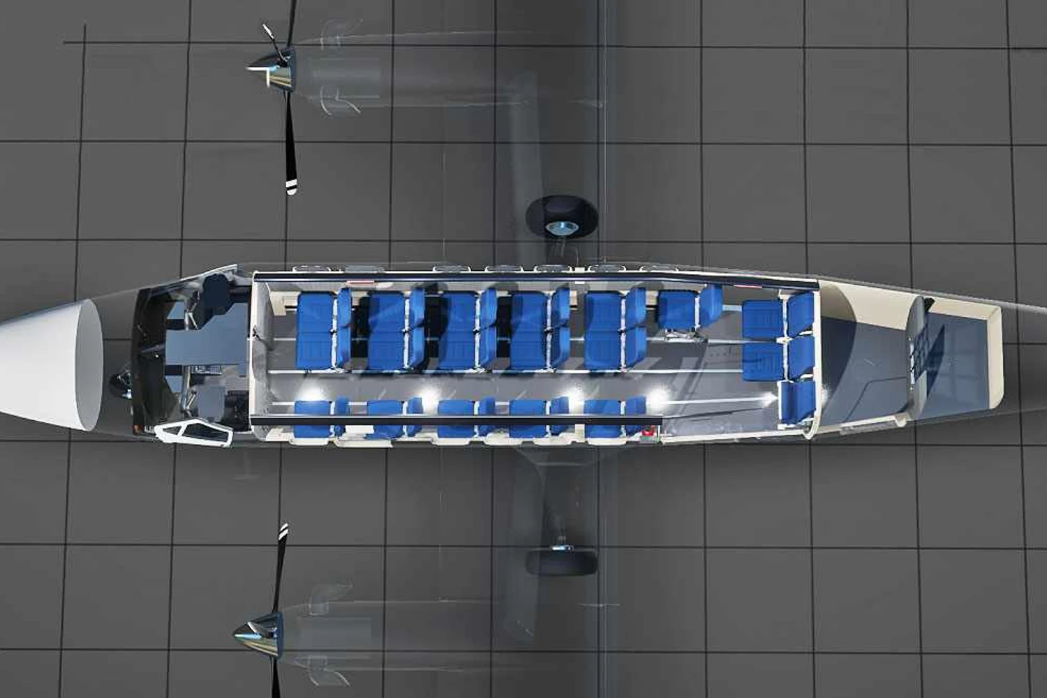 Configuração de cabine do Twin Otter (VikingAir)