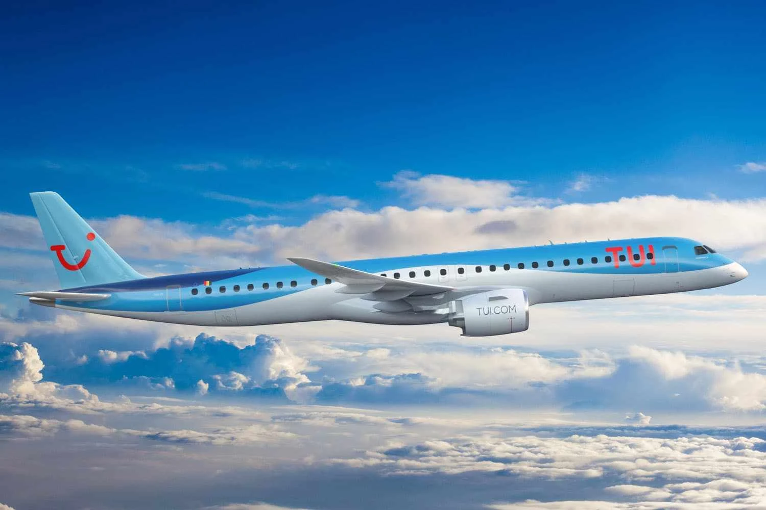 Os E195-E2 da TUI são alugados pela AerCap (Embraer)