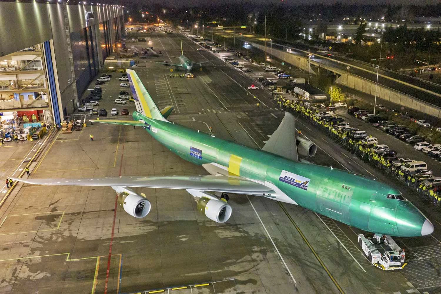 A aeronave será entregue para a Atlas Air no início de 2023 (Boeing)