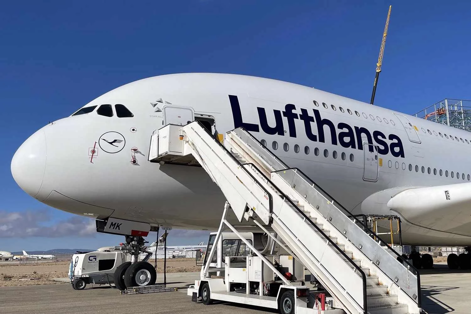 A380 da Lufthansa que voltou para sua frota na semana passada (Lufthansa)