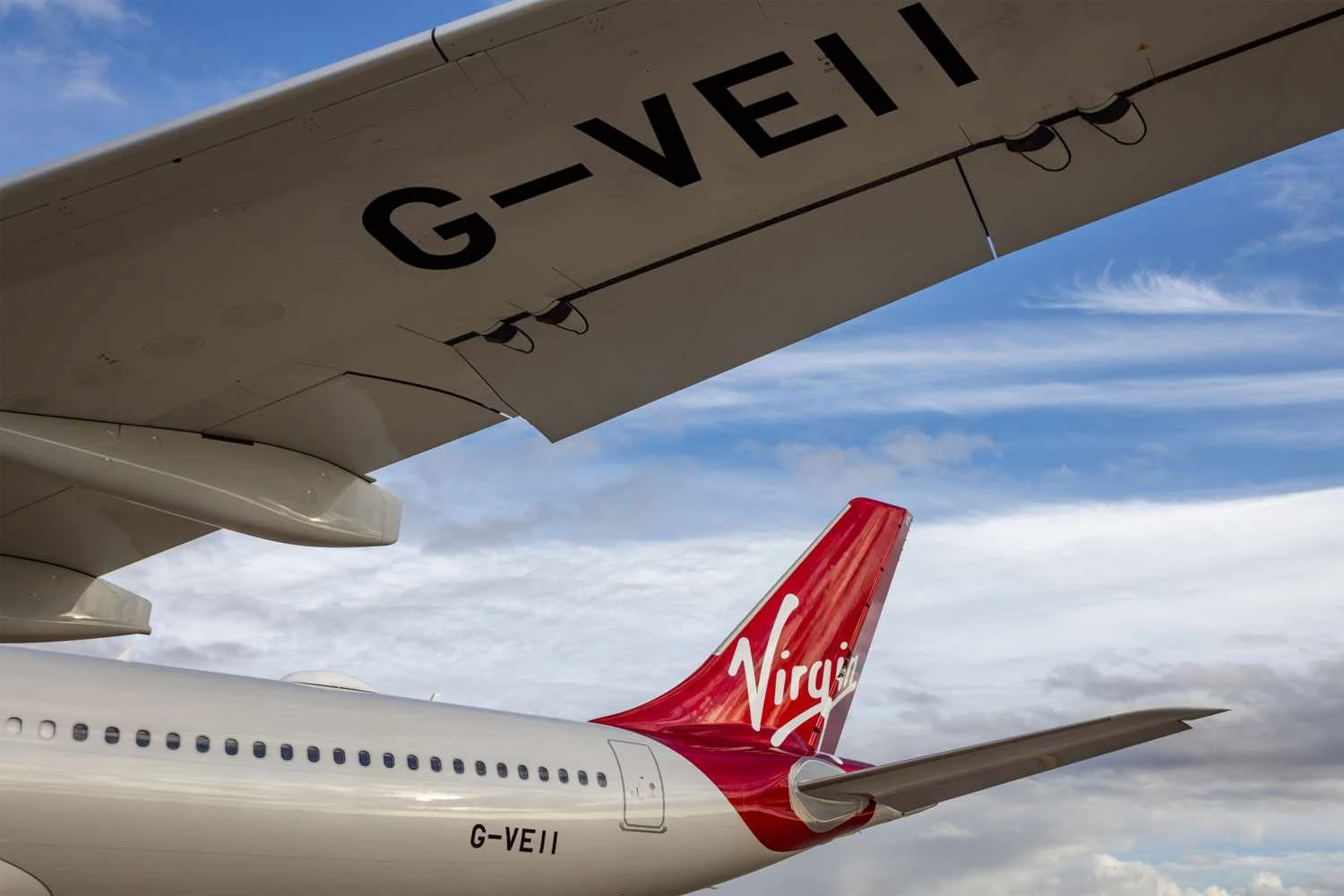 A aeronave é o quarto A330-900 da Virgin (VA)