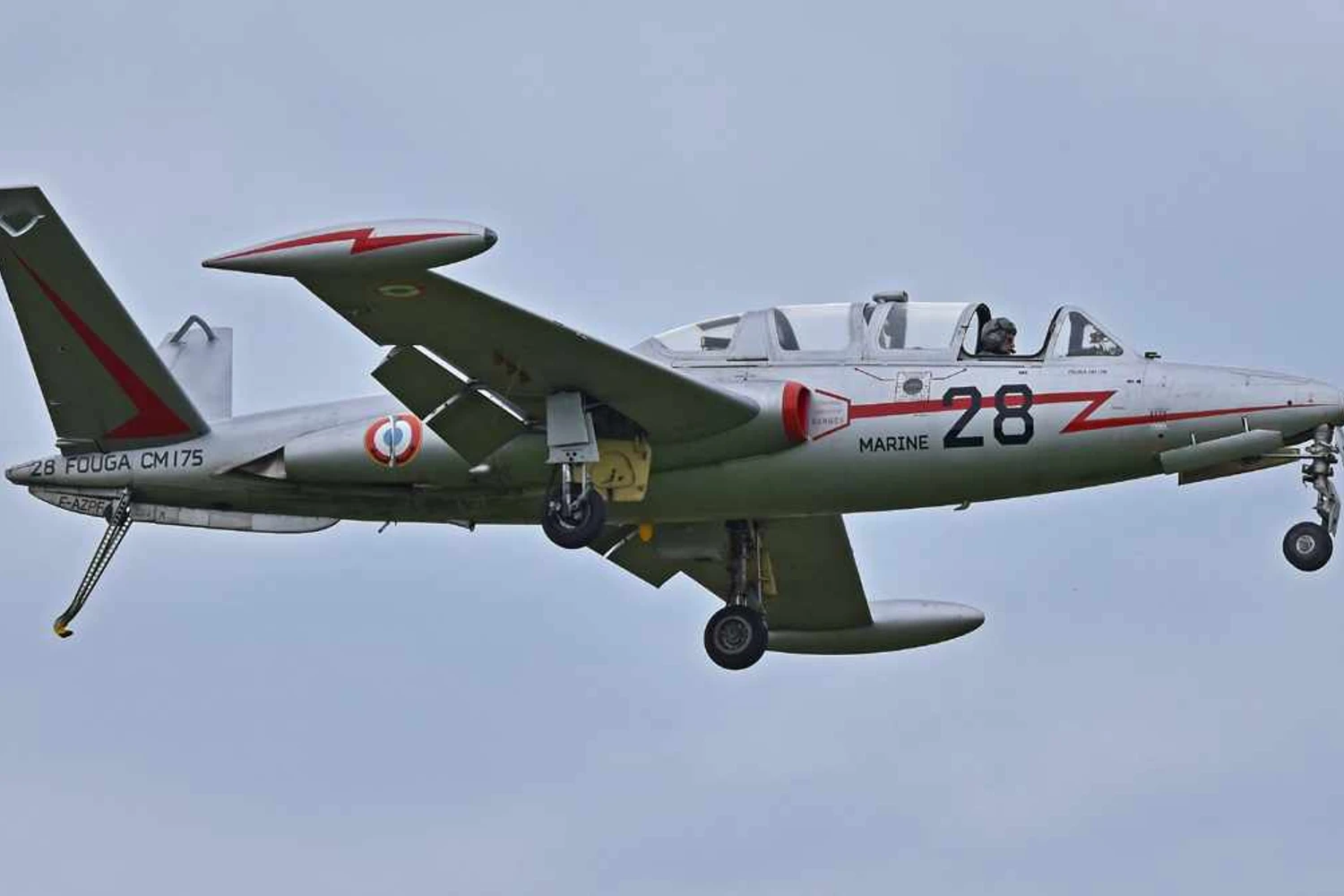 O Zéphyr foi o principal avião de treinamento da Marinha da França entre os anos 1960 e 1990 (Alan Wilson/Creative Commons)