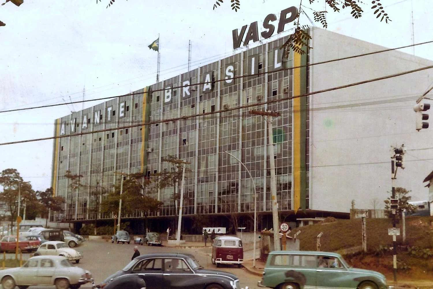 Sede da VASP nos anos 70 (Reprodução)