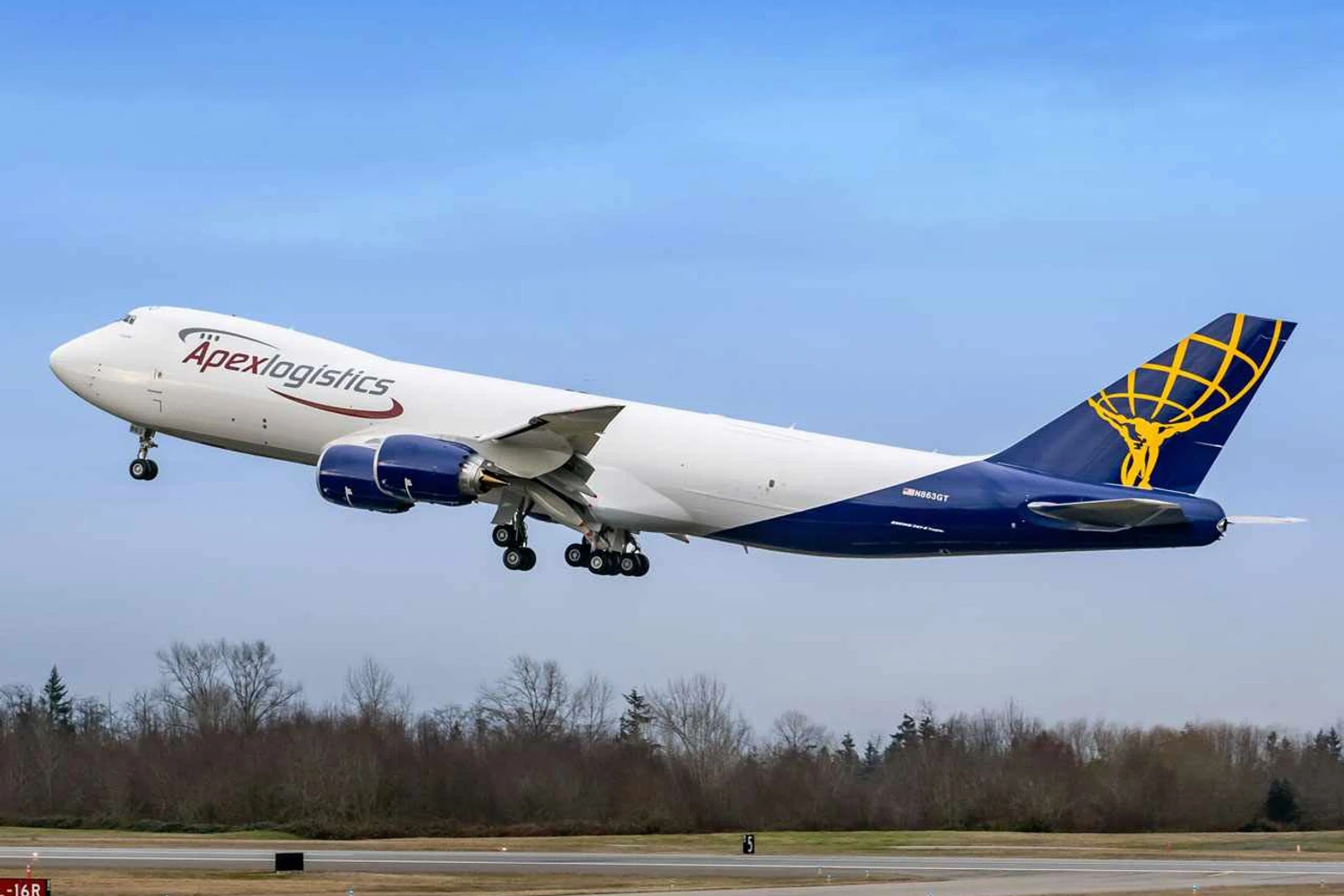 O 747-8F será operado pela Atlas Air em nome da Apex Logistics (Boeing)