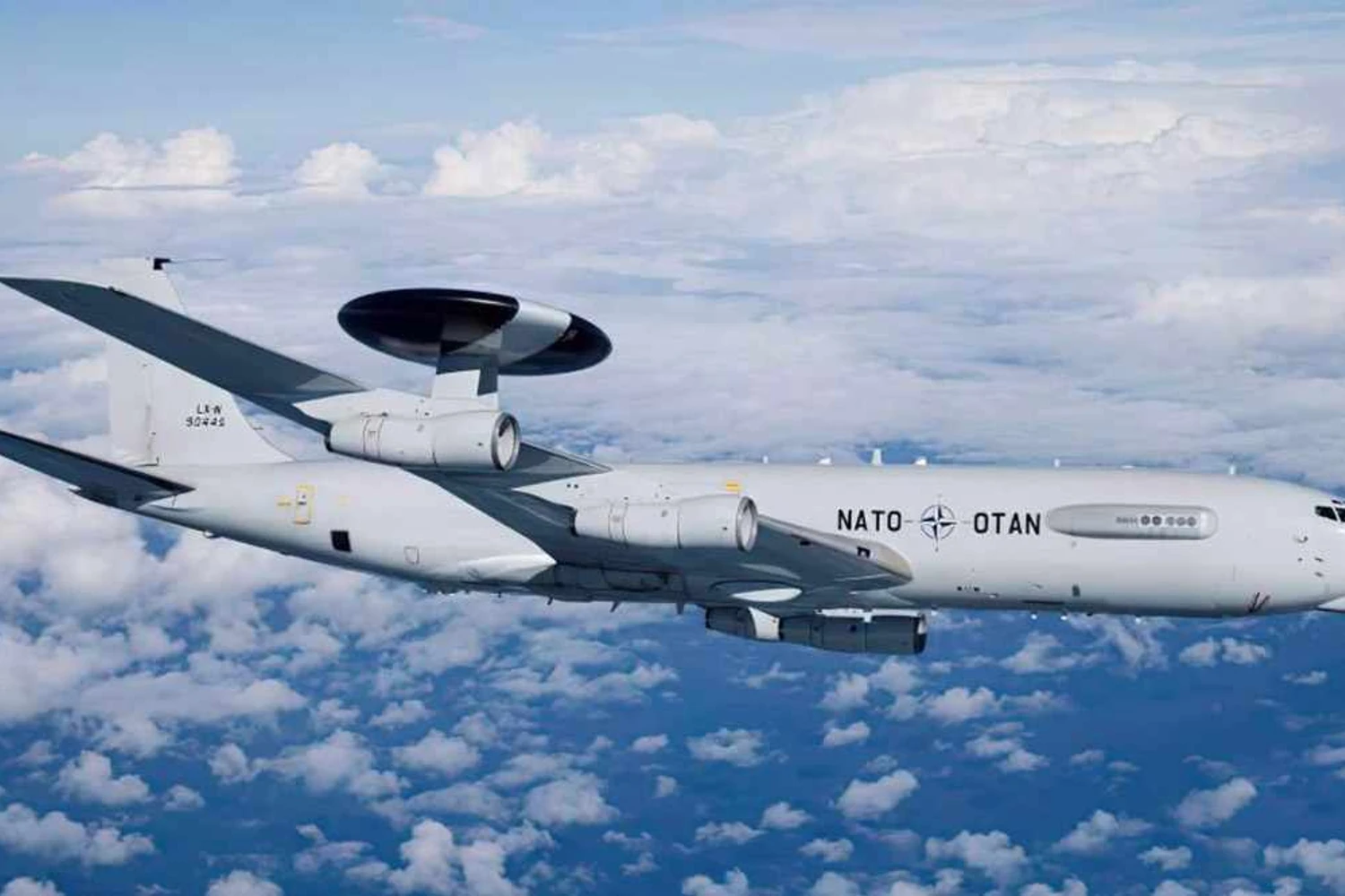 O E-3 Sentry está em serviço com a OTAN desde 1982 (Divulgação)