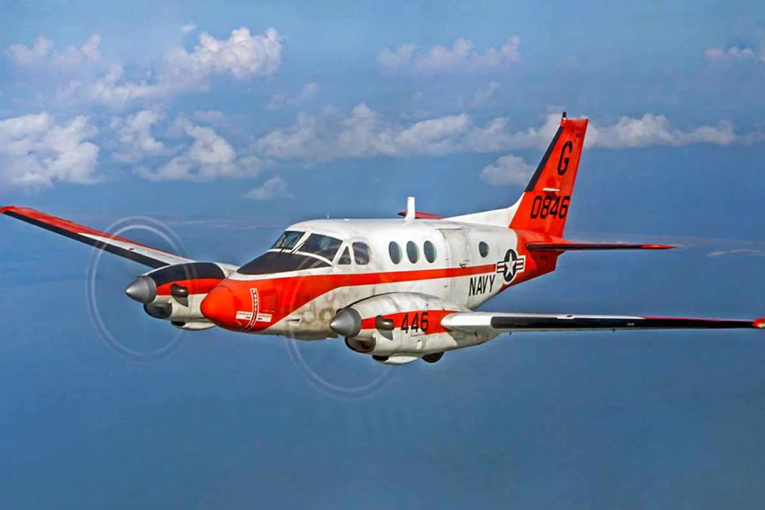 O T-54A vai substituir o T-44 Pegasus, que serve na Marinha dos EUA desde 1977 (Divulgação)