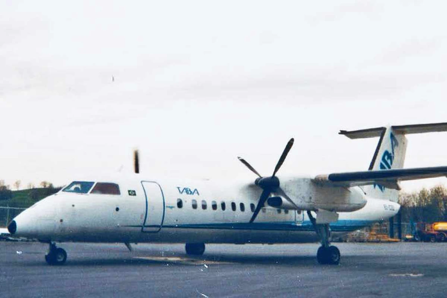 A Taba foi a primeira empresa brasileira a operar o Dash 8 no início dos anos 90 (David Mclees)