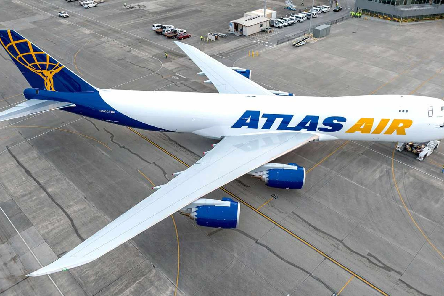 Último Boeing 747 produzido da história faz inédita visita ao Brasil
