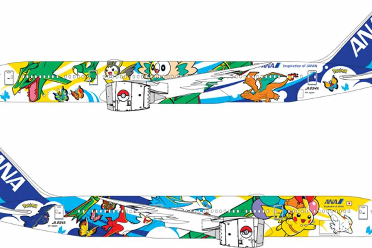 Pokémon Jet: aeronave também contará com itens customizados na cabine (ANA)