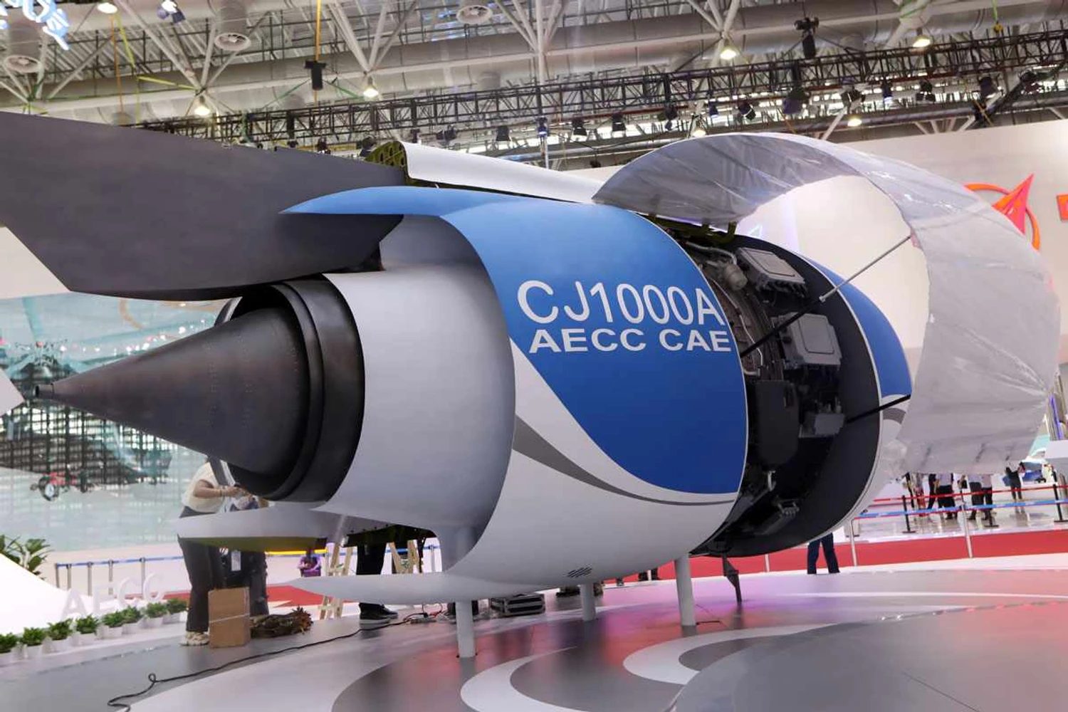 Prioridade da indústria chinesa: o motor CJ-1000A é projetado para equipar o jato comercial C919 da Comac (Divulgação)