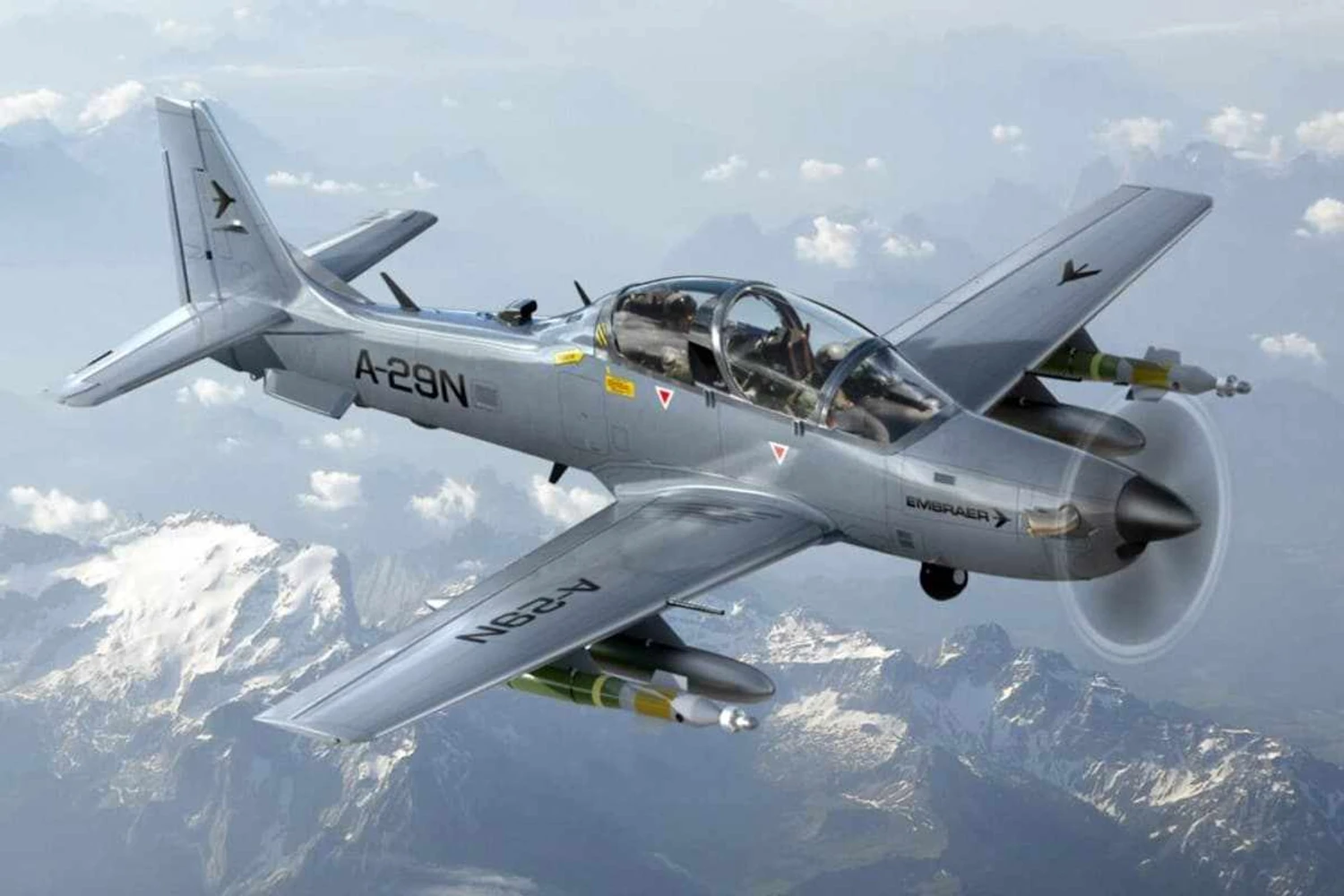 A-29N, versão do Super Tucano para a OTAN (Embraer)