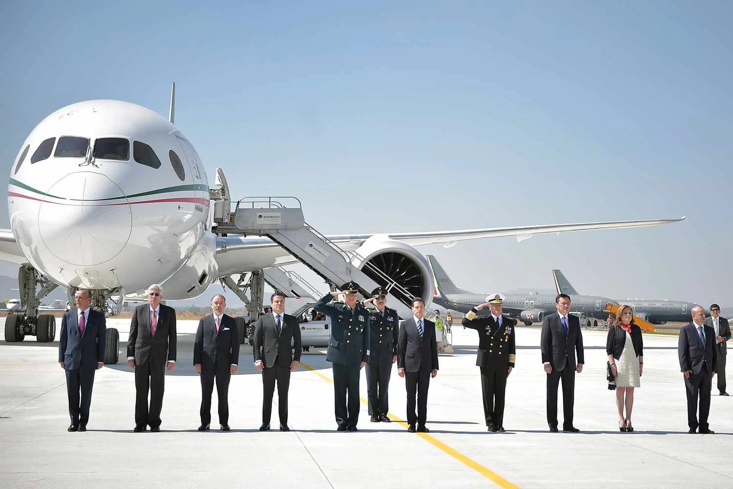 O ex-presidente Enrique Peña Nieto, antecessor de Obrador, foi usuário frequente do widebody (GM)