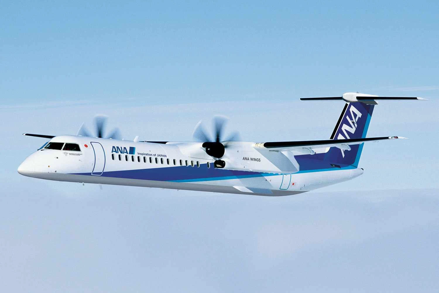 Turboélice Dash 8 da ANA (DHC)