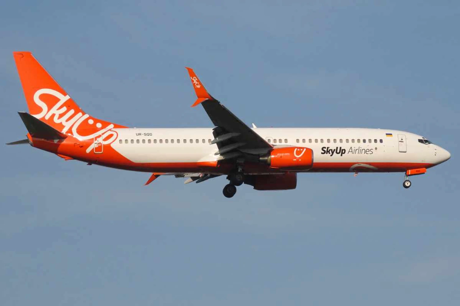 Um Boeing 737 da SkyUp Airlines voou recentemente para fora da Ucrânia (N509FZ/Creative Commons)