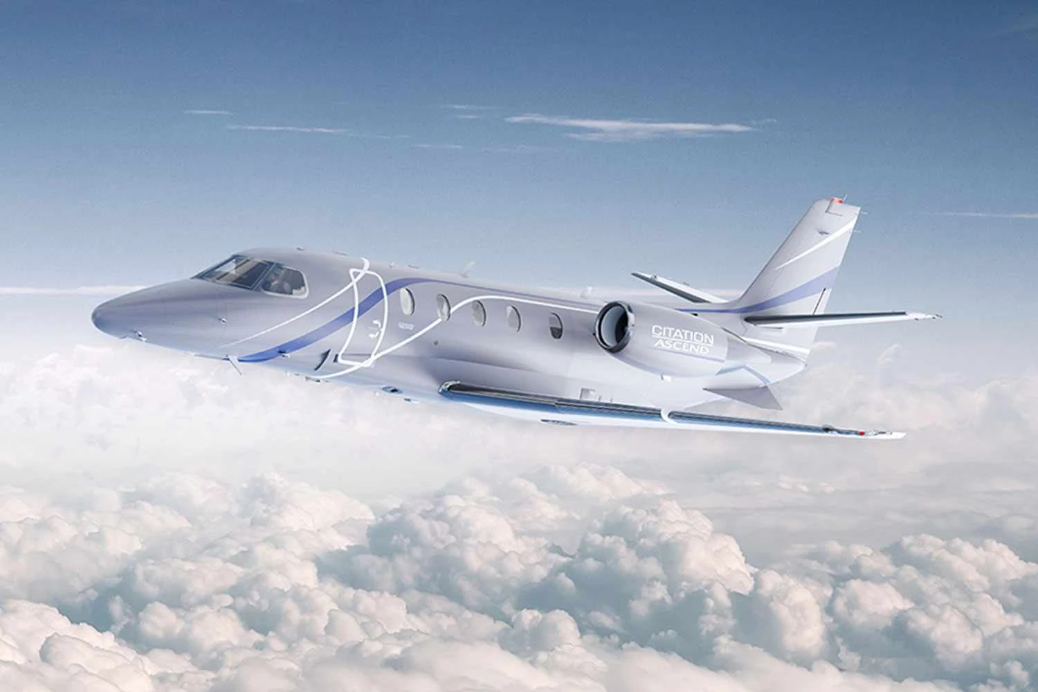 Cessna lança o Citation Ascend, jato executivo para 12 passageiros