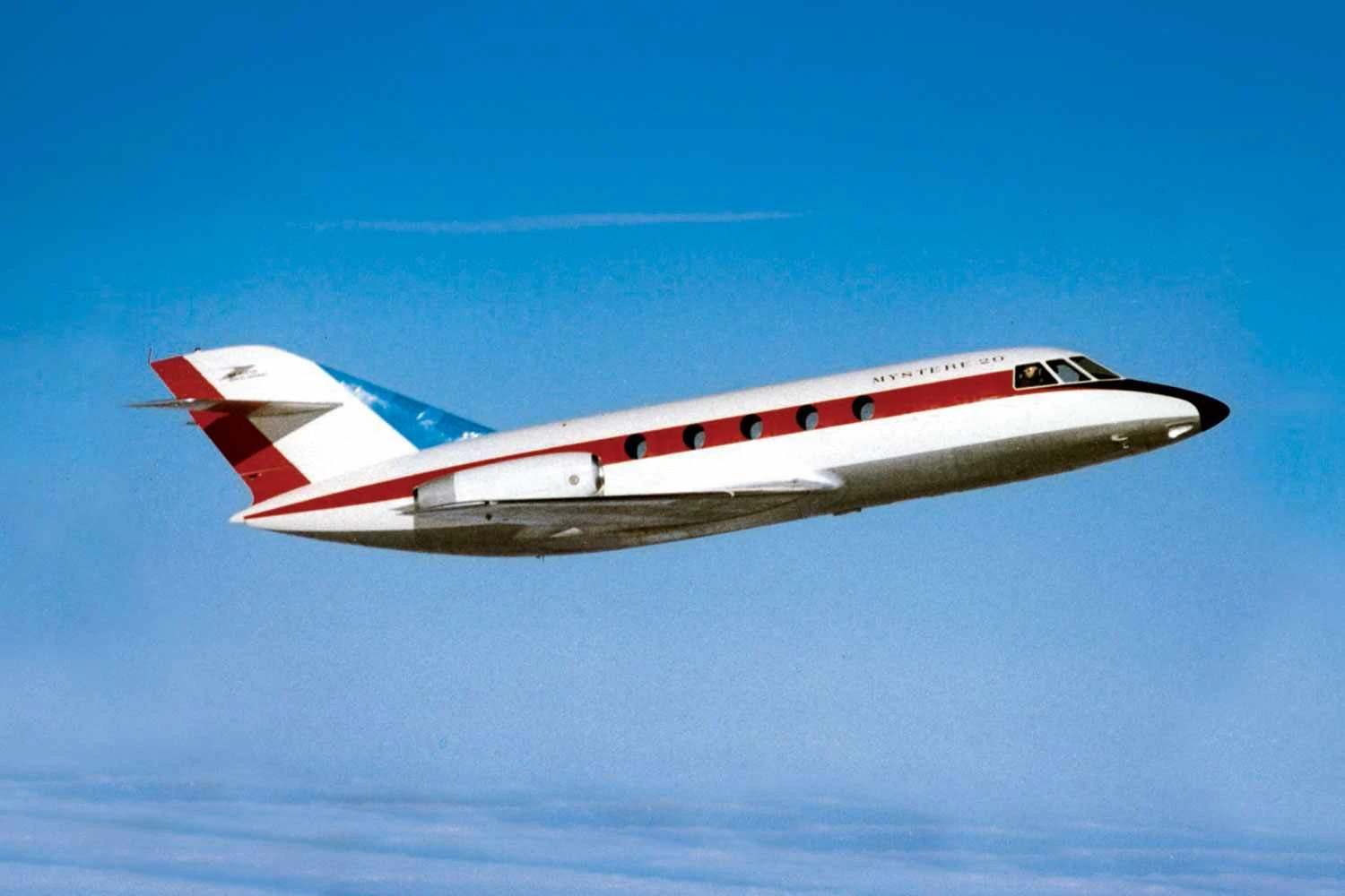 Dassault Mystere 20 first flight (DA)