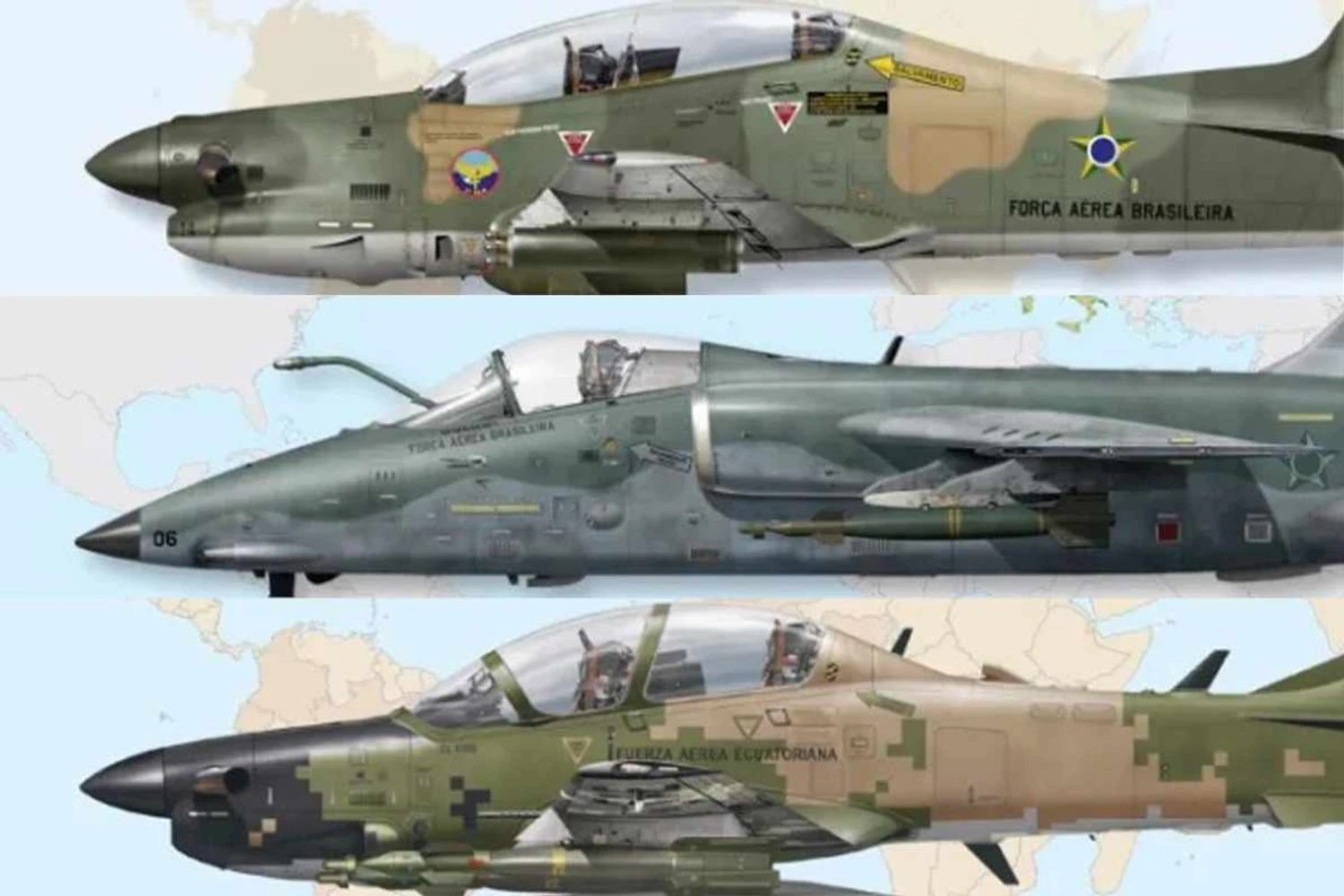 Pra gringo ler: livros em inglês contam a história do Tucano, AMX e Super Tucano