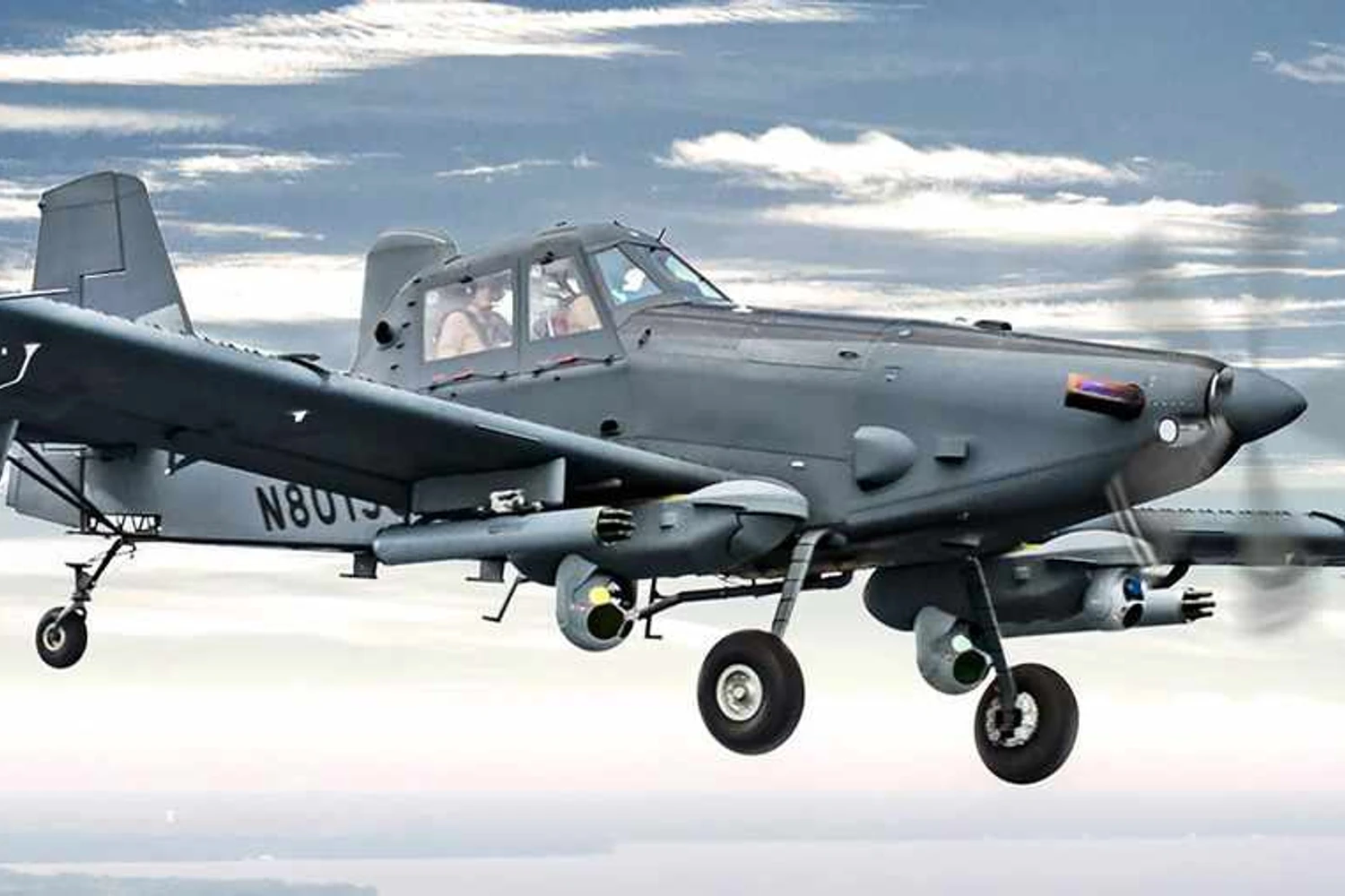 O Sky Warden conta com 10 pontos para fixação de armamentos e sensores (Divulgação)