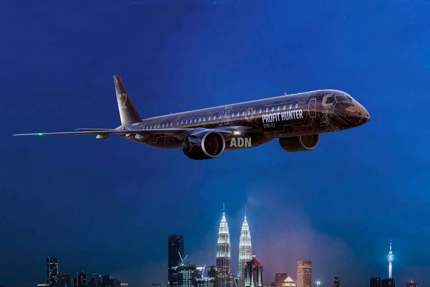 Os E195-E2 irão operar a partir do Aeroporto de Subang, na região central da capital malaia (SKS)