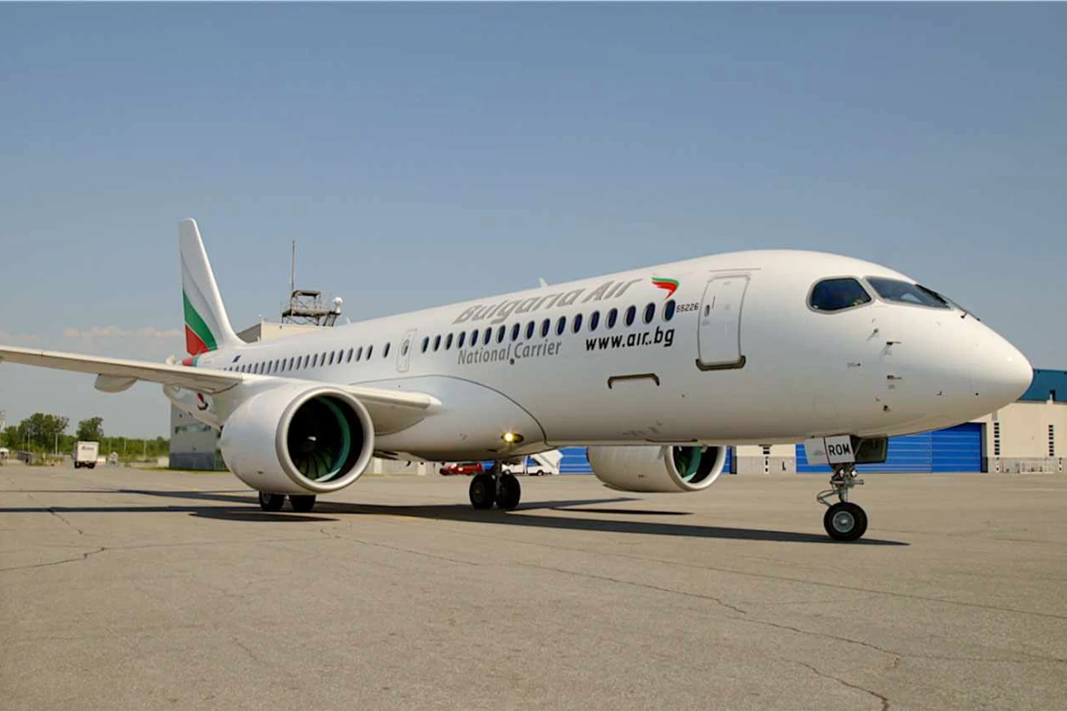 A Bulgaria Air recebeu seu primeiro A220 alugado da ALC (Airbus)