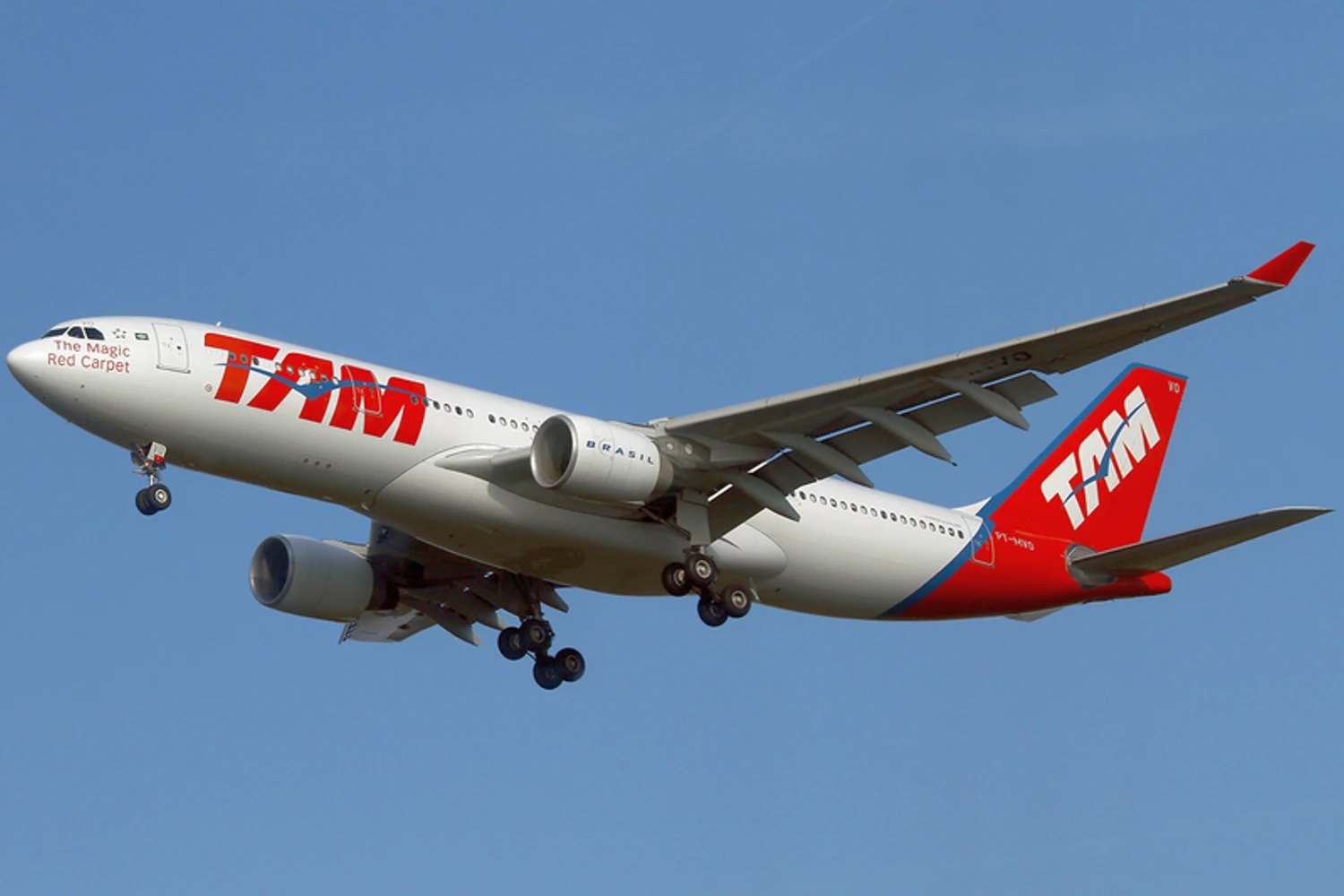 A TAM foi uma das maiores operadoras de A330-200. Foto: Divulgação.
